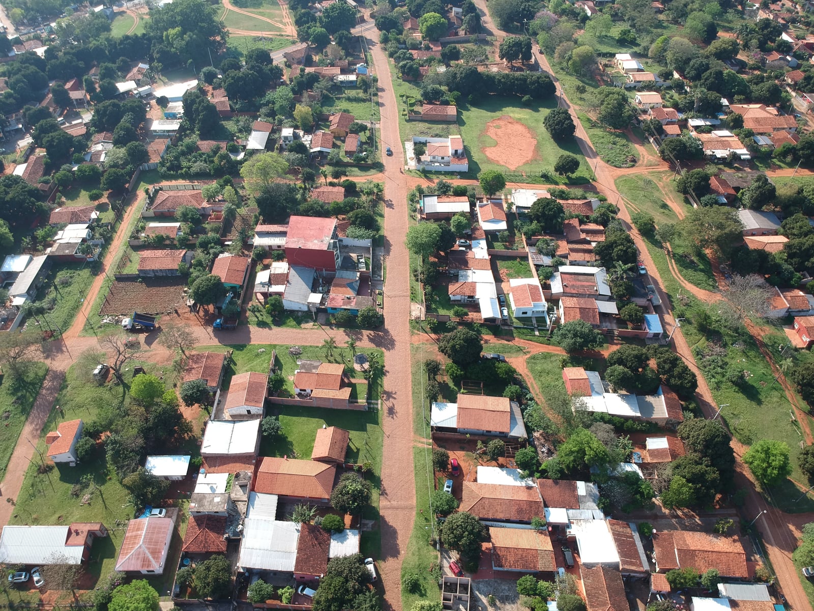 Vista aérea del terreno del proyecto Casa + Terreno en Capiatá - OGA Constructora