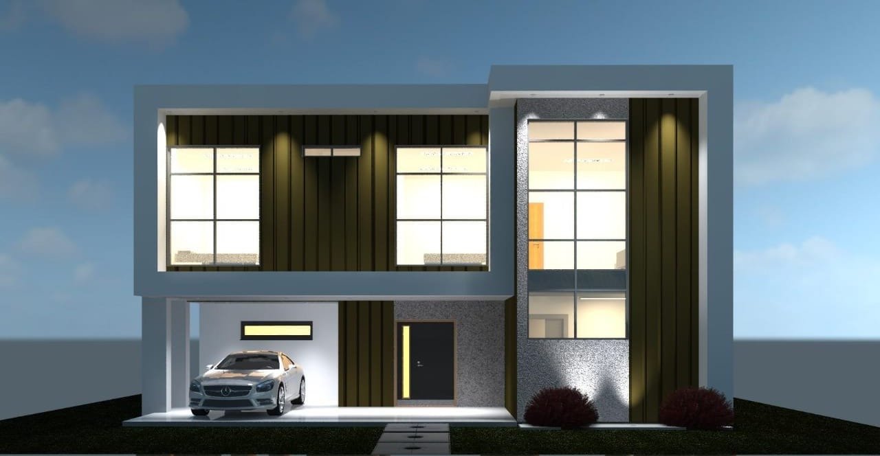 Render 3D del proyecto 11 - Vivienda SCH Aqua Village (ESTRELLA)