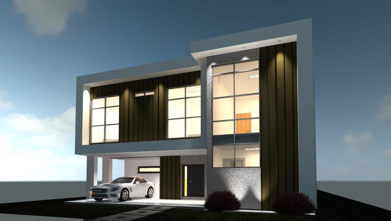 Render 3D del proyecto 11 - Vivienda SCH Aqua Village (ESTRELLA)
