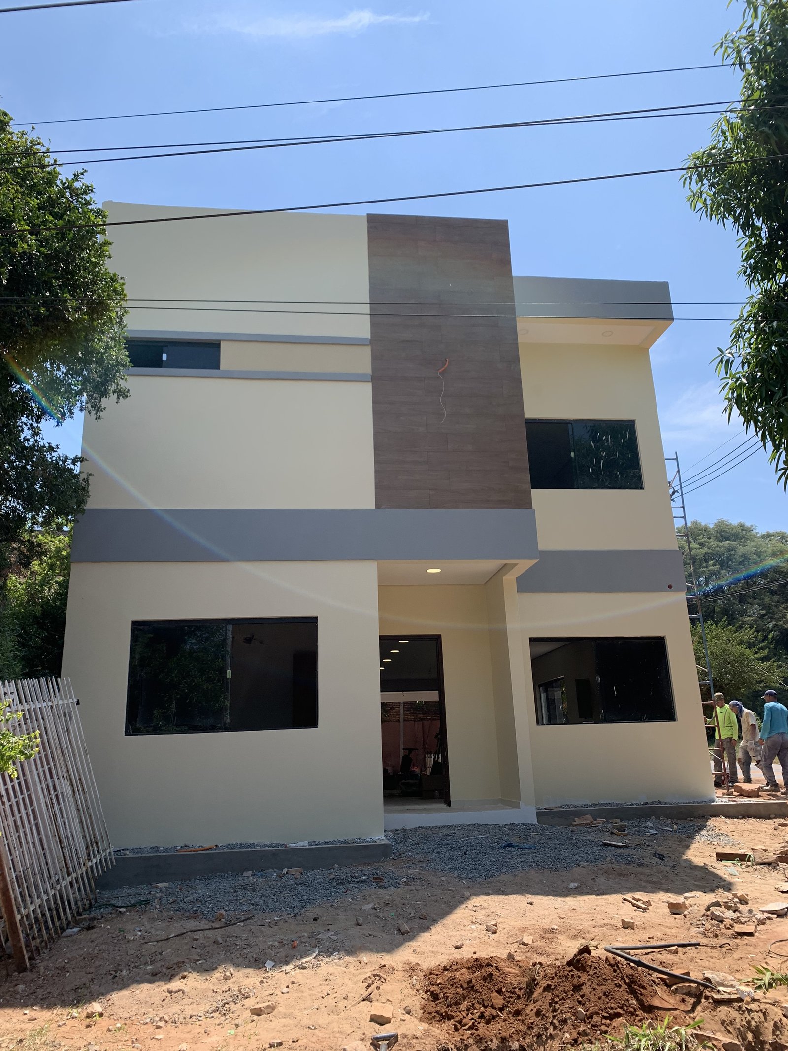 Avance de obra de la vivienda Ruben Aranda antes de la terminacion, Luque - OGA Constructora